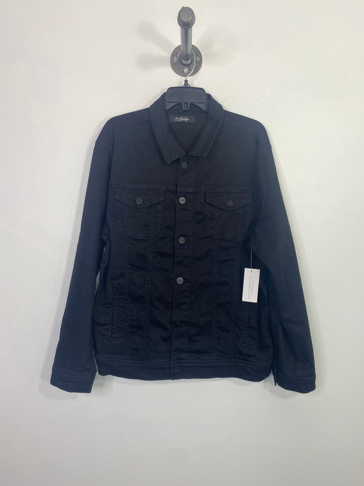 34 Heritage Blk Denim Jacket
