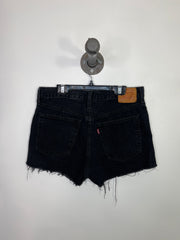 Levi's Black Denim Shorts