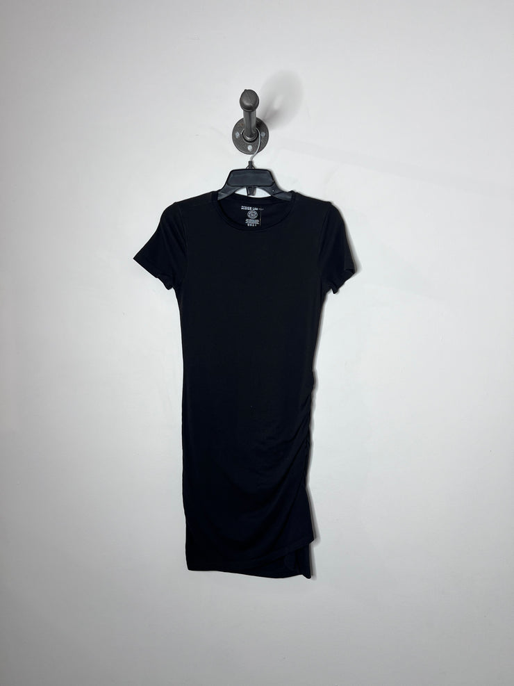 Design Lab Blk T-Shirt Dress