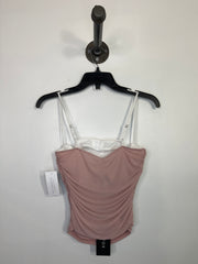 White Fox Dusty Pink Top