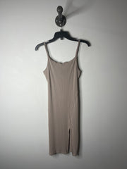 The Base Beige Fitted Dress