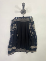 Tree P. Blk Off-Shoulder Top