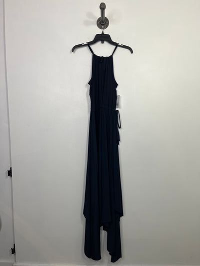 Calypso Blk Halter Maxi Dress