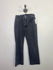 Agolde Black Straight Jeans