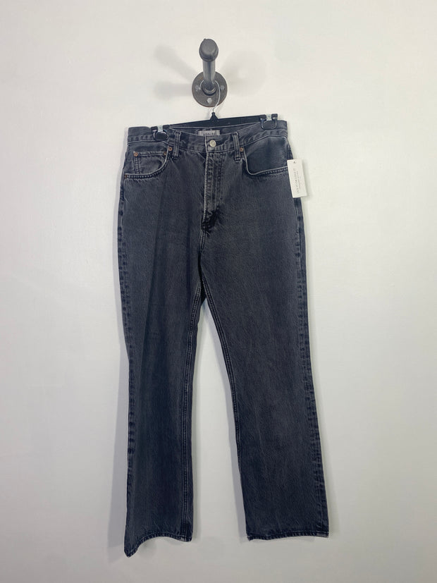 Agolde Black Straight Jeans