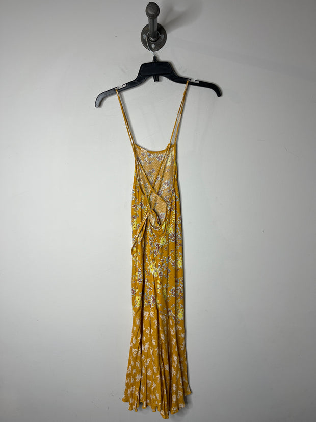 Free People Yellow Maxi Dress