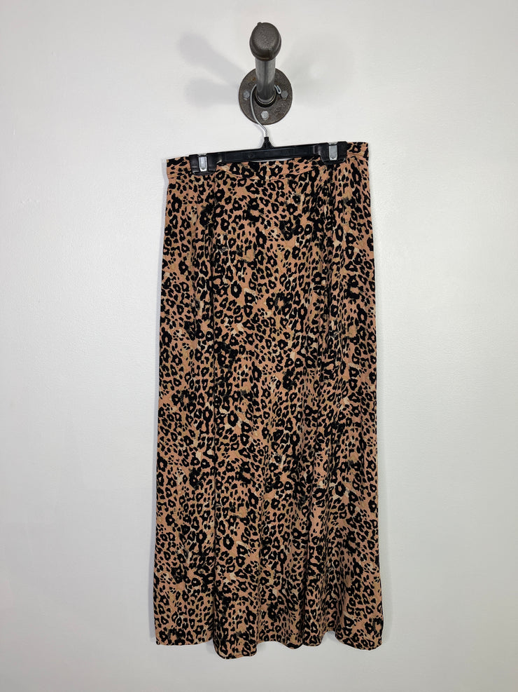 Wilfred Leopard Print Skirt