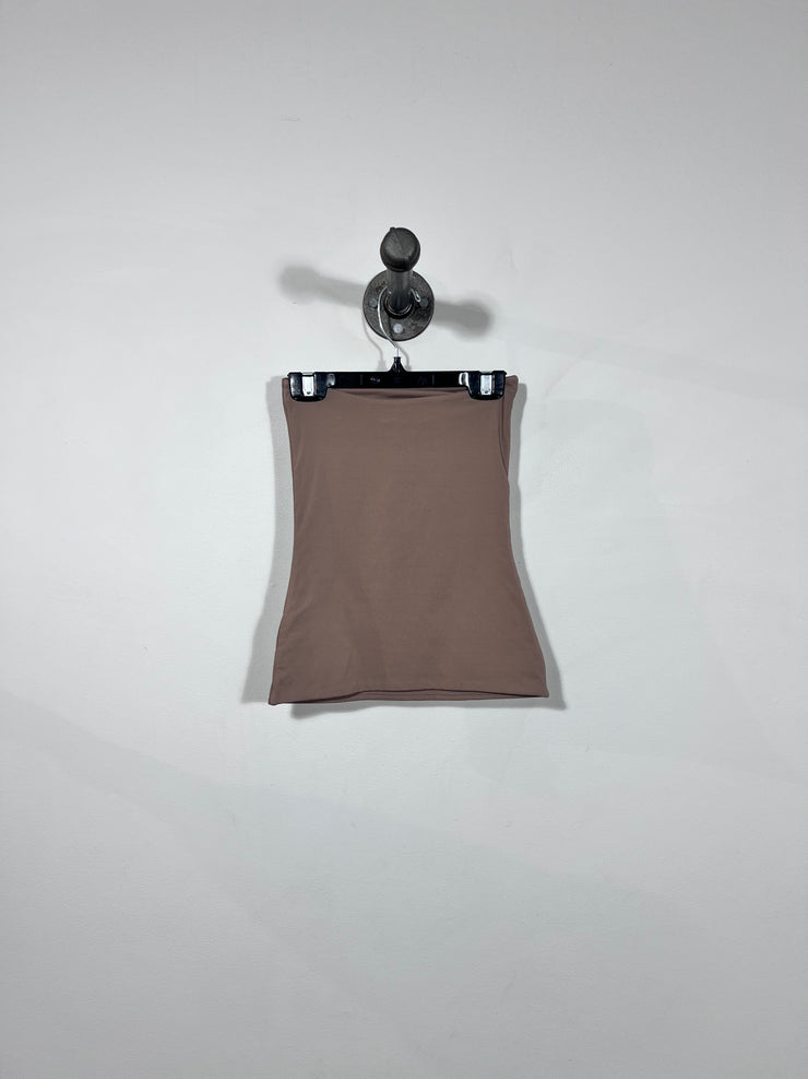 Babaton Brown Strapless Tank