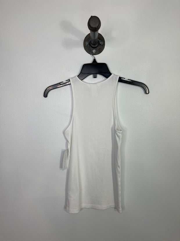 H&M White Ribbed Tank