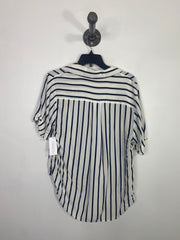 Workshop Blu/Wht Button Up