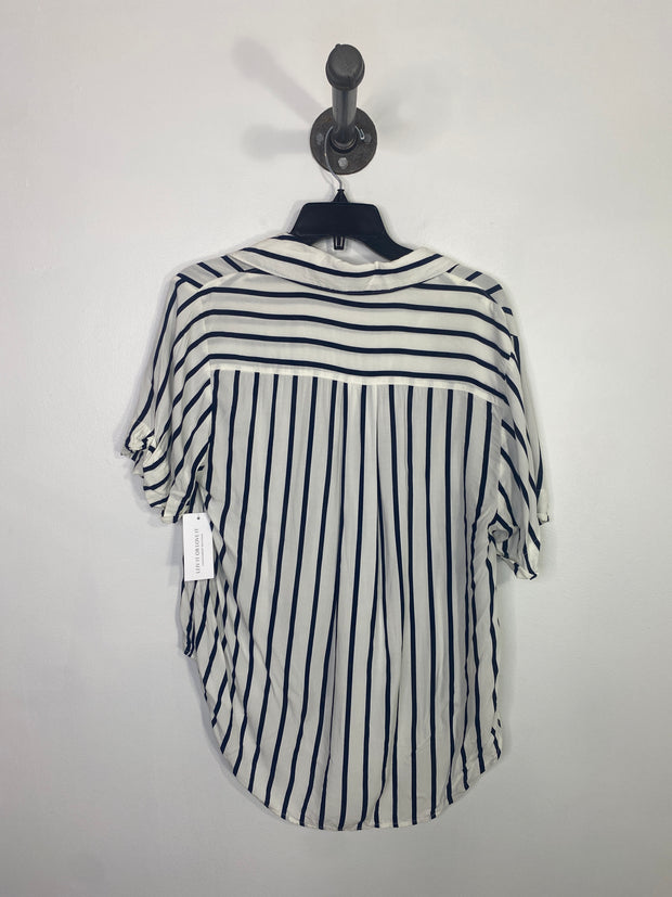 Workshop Blu/Wht Button Up