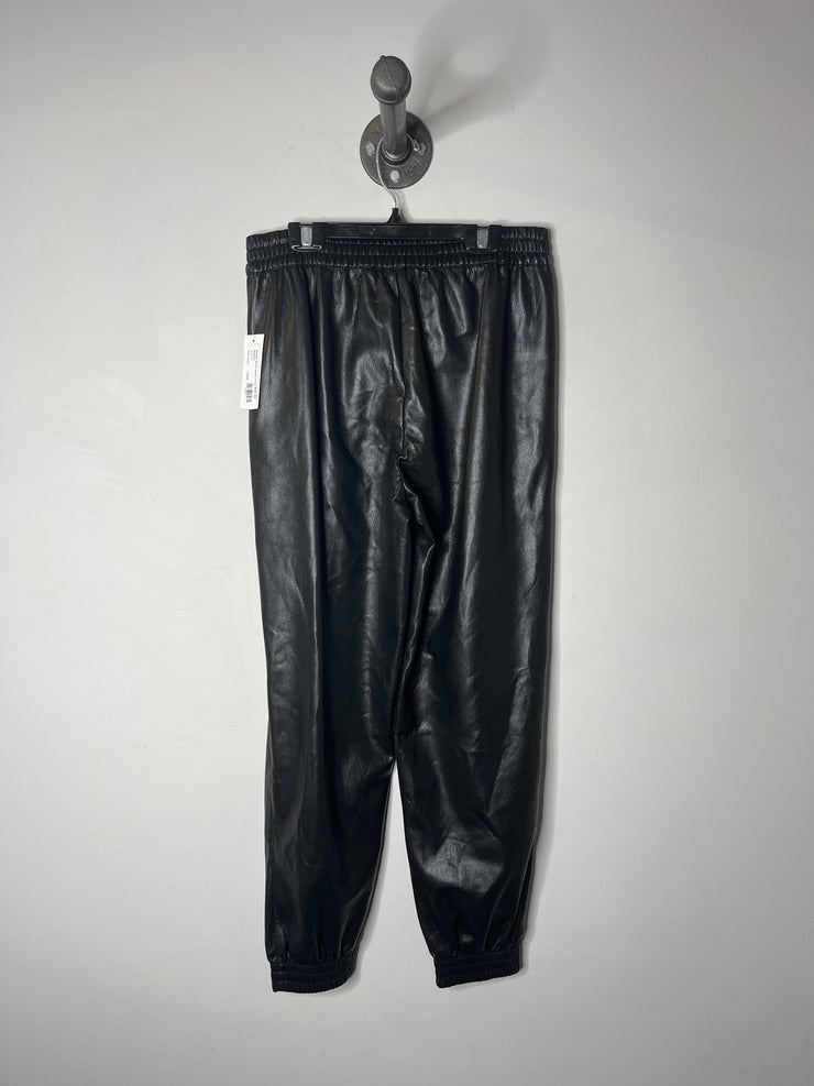 Babaton Black Leather Pants