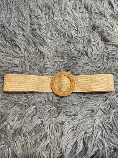 Rattan Beige Belt