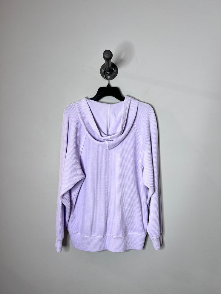 Aerie Oversize Purple Zip-Up