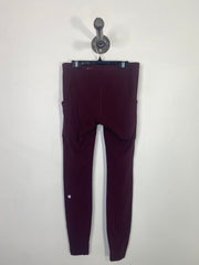Lululemon Burgundy Leggings