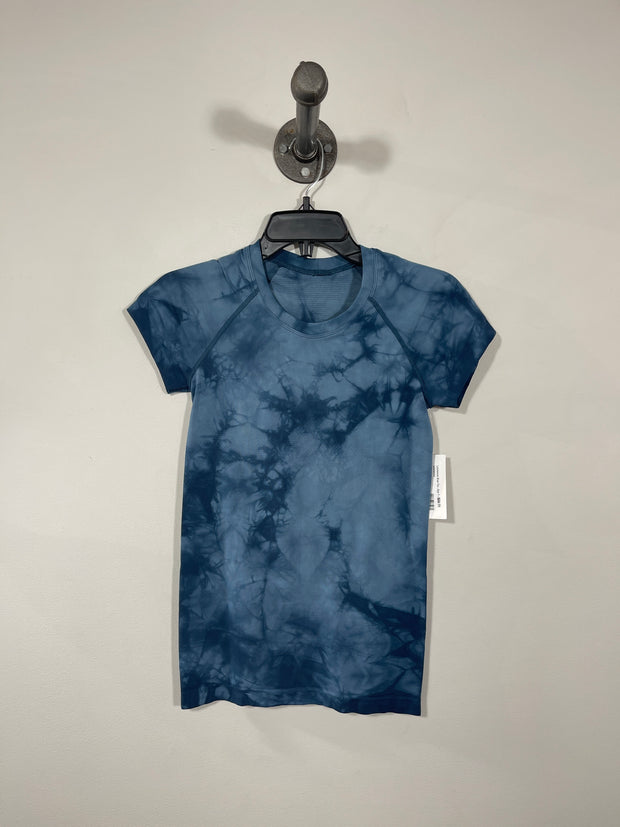 Lululemon Blue Tie-Dye T-Shirt