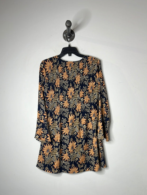 Tularosa Navy Floral Dress