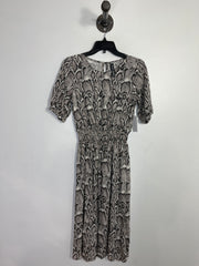 Design Lab Snake Print Dress