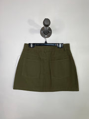 White Fox Army Green Skirt