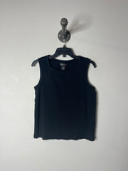 Style & Co Black Ribbed Tank