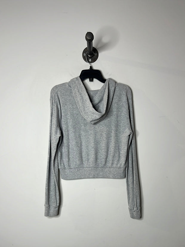 Brandy Melville Grey Zip-Up