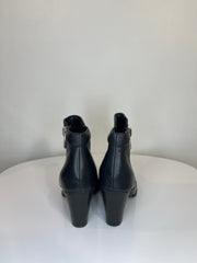 Aldo Black Heel Ankle Boots