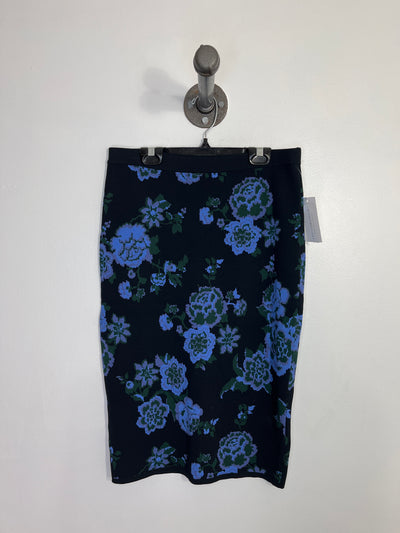 Ann Taylor Floral Knit Skirt