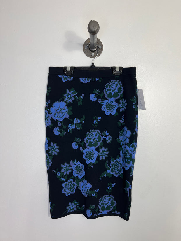 Ann Taylor Floral Knit Skirt