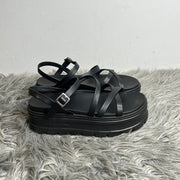 H&M Black Platform Sandals