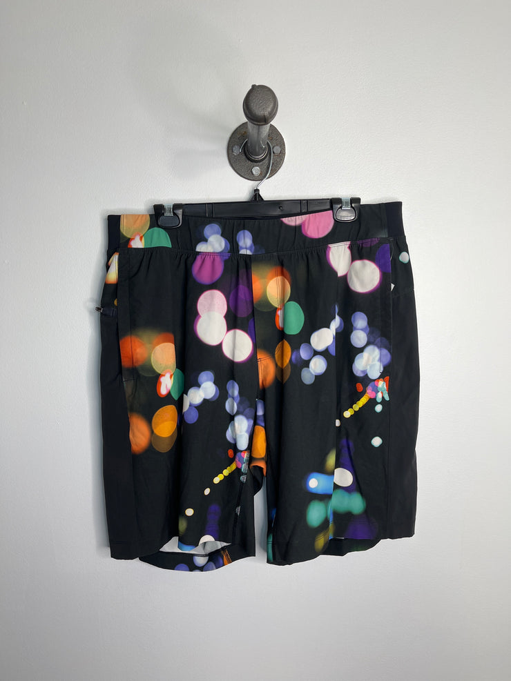 Lululemon Blk Colourful Shorts