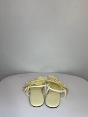 H&M Butter Yllw Flower Sandals