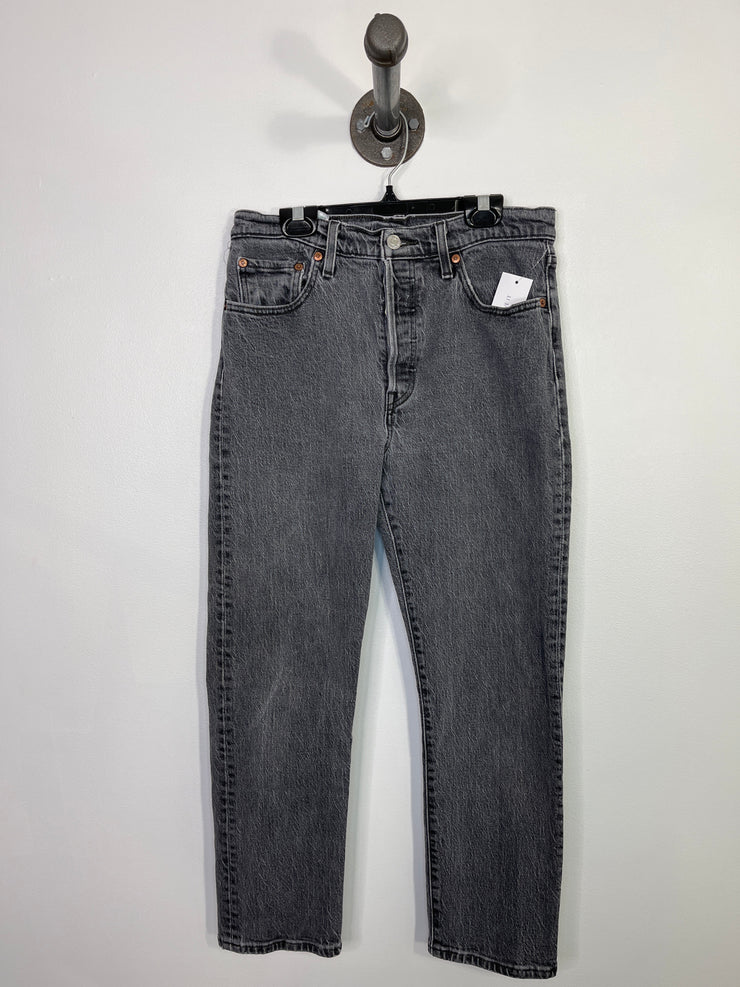 Levi's Grey Straight Jeans