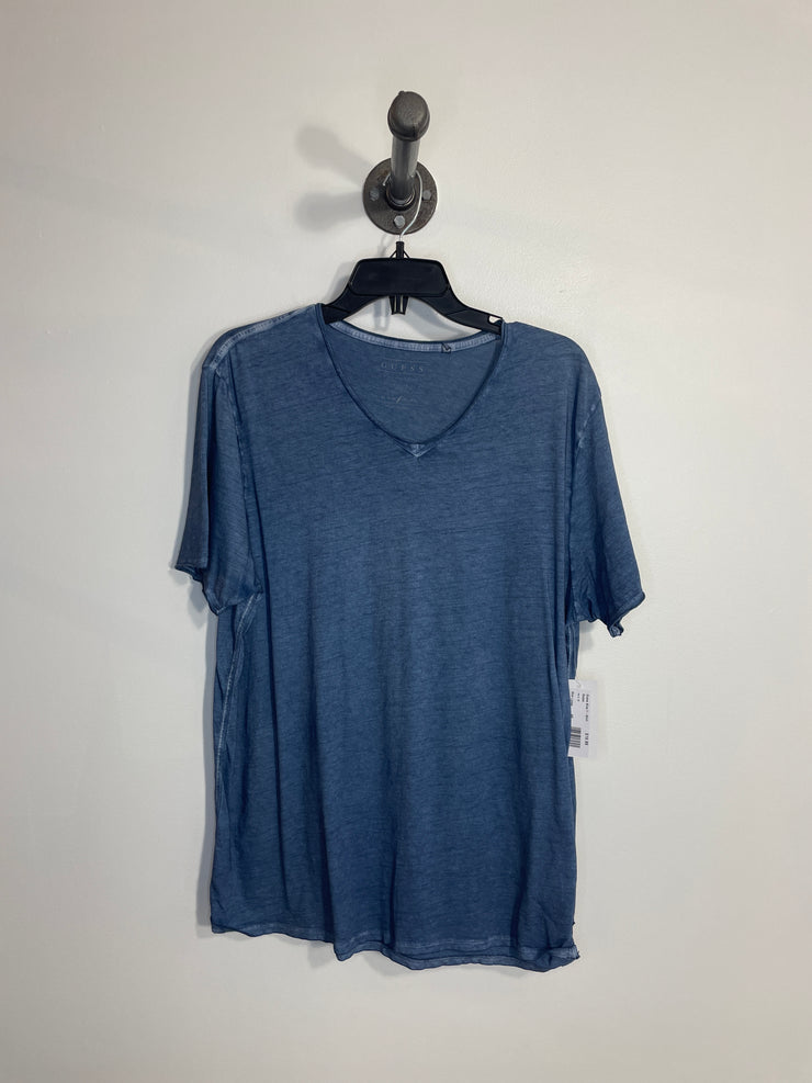 T-shirt bleu Guess