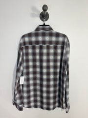John Lennon Plaid Button Up