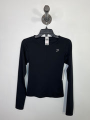 Gymshark Black Lngslv Top