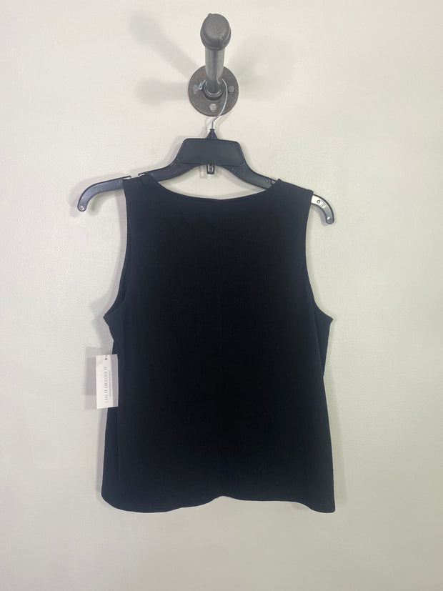 Old Navy Black Button Up Tank