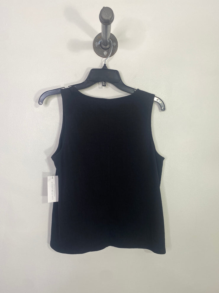 Old Navy Black Button Up Tank