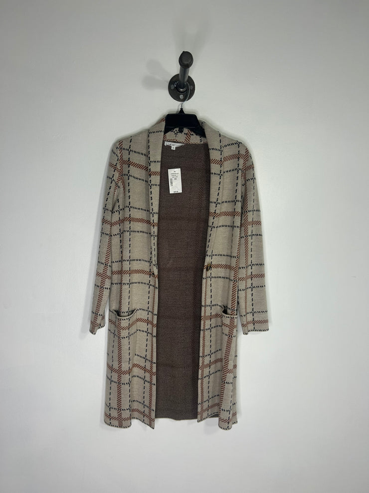 Cleo Beige Pattern Cardigan