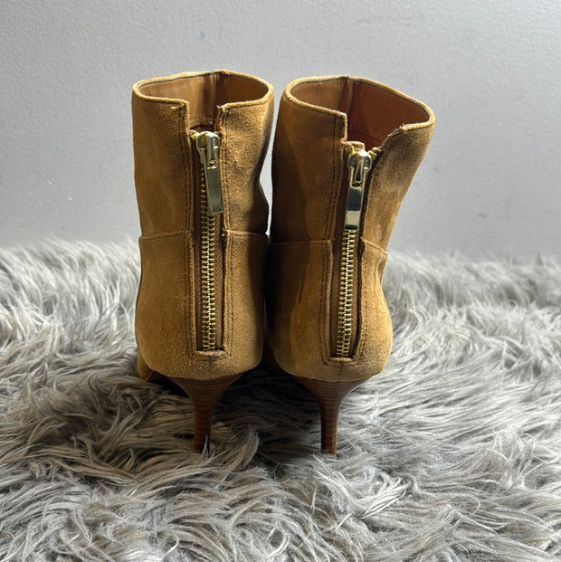 Audrey Brooke Brown Heel Boots