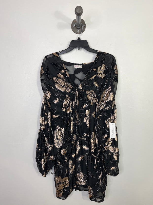 Free People Blk/Beig Kimono