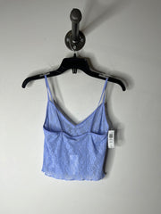 Wilfred Blue Sheer Lace Tank
