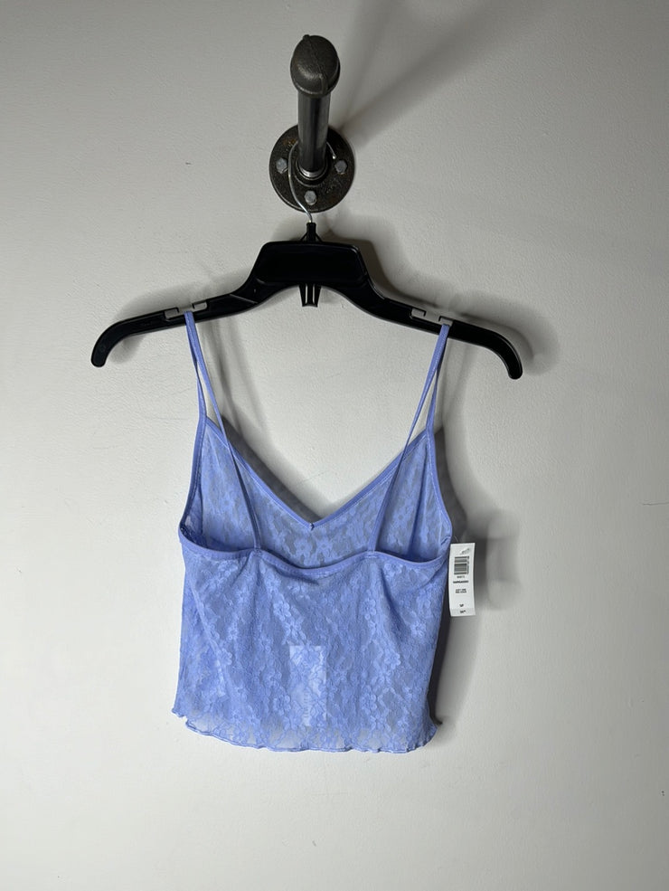 Wilfred Blue Sheer Lace Tank
