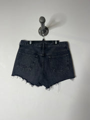 Agolde Black Denim Shorts