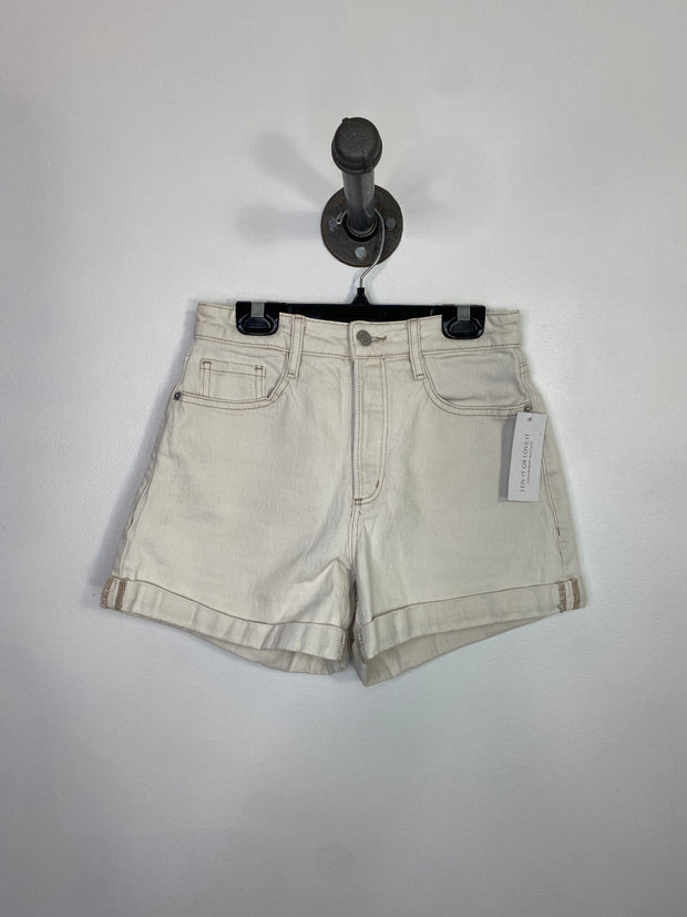 Dynamite Cream Jean Shorts