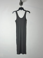 H&M Grey Ribbed Maxi Dress