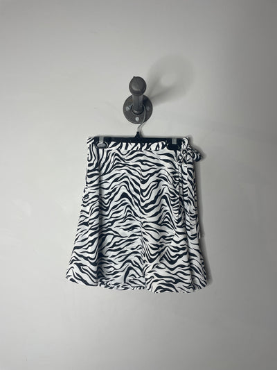 Sunday Best Zebra Wrap Skirt