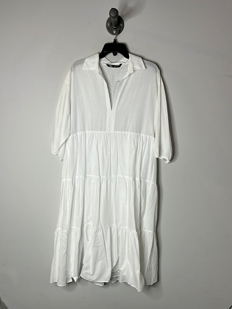 Zara White Maxi Dress