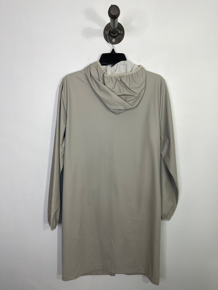 Rains Beige Long Rain Coat