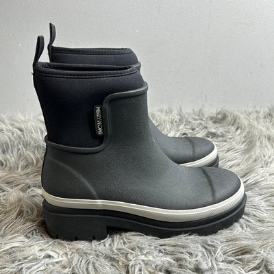 Merry People Blk Rubber Boots