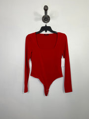 Dynamite Red LngSlv Bodysuit